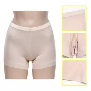 햄라인 여성 드로즈팬티 사각팬티 속바지 - 베이지 WF529B8