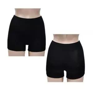 인견 사방신축 여성 드로즈팬티 속바지 - 블랙 WF4D3BC