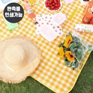고품질 야외 캠핑 방수 휴대용 감성 체크 피크닉 돗자리 매트 (WFKMWM5)