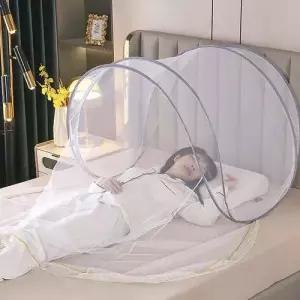 침대모기장 전용 원터치 미니모기텐트 상반신 모기장 WFLRIRS