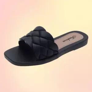 슬리퍼 트위스트 샌들 통기성 쿠션감 사무실 야외 트위스트슬리퍼 여성슬리퍼