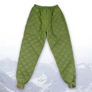 겨울 작은 누빔 깔깔이 패딩 방한복 작업복 바지 카키 군대 해병대 세트 군인 경량 방상내피 남자 군용 깔