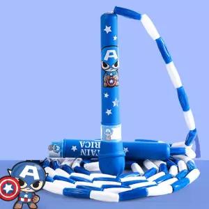 캡틴아메리카 줄넘기캐릭터 운동 용품 유아 준비물 문구 팬시 아동