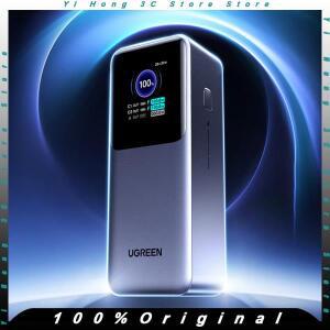 UGREEN 200W 20000mAh 파워뱅크 고속 충전기 내장 65CM 케이블 휴대용 외장 배터리 아이폰17 프로 노트북용
