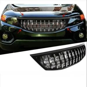 2009 기아 쏘렌토 그릴 프론트 범퍼 개조 장식 액세서리 블랙 크롬