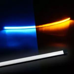 무빙 3way 실리콘 LED바 아이스블루-옐로우 29cm자동차조명 라이트 LED 차량용LED 3WAYLED 3WAY면발광LED