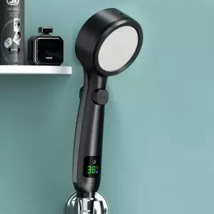 클렌 온도표시 필터 샤워기헤드 블랙수전 용품 부품 계기 욕실 교체