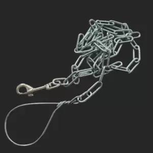 체인 개줄 3mm 중대형견목 중형견산책용개줄 형줄 쇠사슬 애견 애줄 목줄 강아지목 개목 중형견