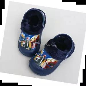 털신발 헬로카봇 토퍼 방한 샌들 EVA 남아동 털신 겨울슬리퍼