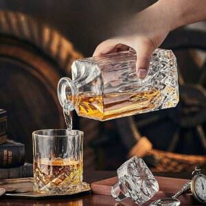 위스키병 양주 술병 디캔터 병 6번 유리공병 크리스탈 850ml 디켄터 세트 리 윙겐