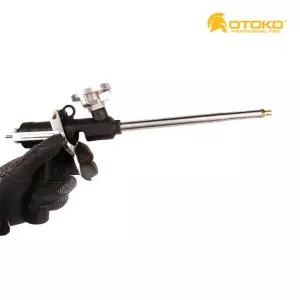 폼총 발포 틈새 방경질 난연 건용 300mm 폼건 블랙폴리우레탄 결로방지 난연건 산업용건 타이거 수성연질