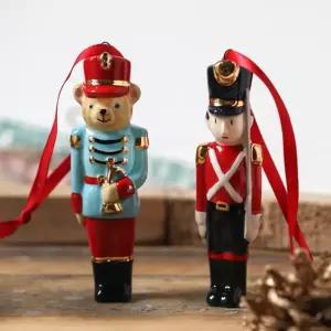 테디 솔저 오너먼트 병정 데코 소품트리장식 장식품 인형 크리스마스 용품
