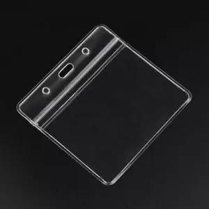 가로 투명 카드 홀더 교통카드지갑 투명카드지갑 귀여운카드지갑