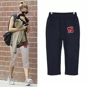 7부 79패치 트레이닝팬츠 홈웨어 복 트레이닝 반 바지 핫팬츠