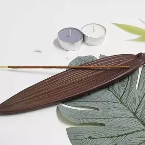 인센스 스틱 홀더 대나무잎 인센스스틱 인센스홀더 (KYR-WECA9E4)