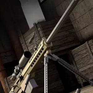 바렛 너프건 전동총 샌드골드 탄피배출 저격총 A M82A1 소프트건