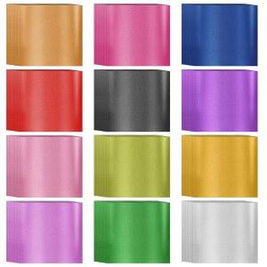 리퀘이 120장 금박지, 12가지 색상 호일 시트 멀티 컬러 모조 3 74 3 35인치, 은박지 케이크 장식으로 예술 장식, DIY 공예, 가구, 못, 회화