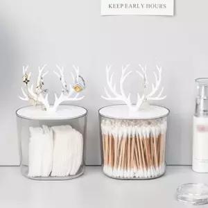 화장솜케이스 솜보관함 잡화 정리함 화장솜케이스 면봉케이스 화장솜보관 화장솜통