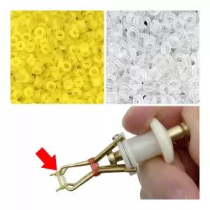 미끼고무줄 3mm~10mm 혈액 벌레 미끼 밴드 낚시 10 그램 고무