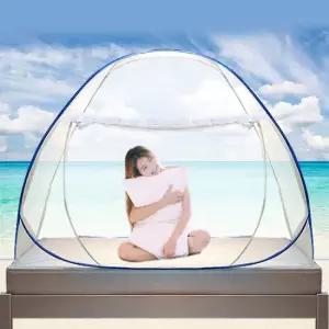 원터치 모기장 텐트 범퍼침대 아기 방충망 캠핑 대형 사각모기장 유아모기장 모기텐트