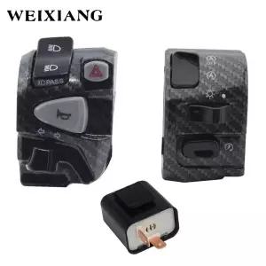 호환   핸들 바 제어 스위치 어셈블리 MSM N-MAX 125 155 LED 점멸등 헤드라이트 경고등 스위치 78 인치 22