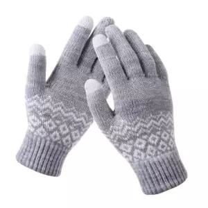 눈꽃 기모 이중 보온 니트 털장갑 터치장갑 커플장갑 눈꽃터치장갑 니트장갑 겨울장갑