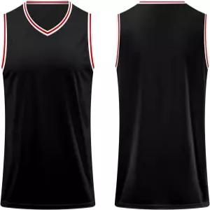 LTHYTY 블랭크 남자 농구 저지 커프 스트라이프 팀 운동 스크리미지 유니폼 메시 스포츠 셔츠 S-3XL