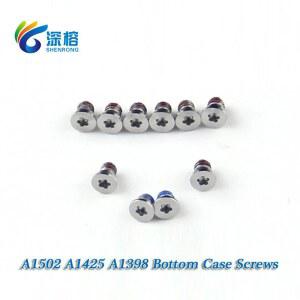 새로운 A1502 A1425 A1398 하단 케이스 나사 노트북 Macbook Pro Retina 용 소문자 나사 15 