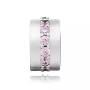 [판도라]791972PCZ 핑크 샤이닝 패스 클립 참