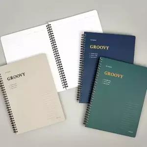 핑크풋 노트 필기 공책 유선 스프링 대학 노트 랜덤Q (KYR-WFH2ZGO)