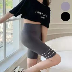 [라일리여성의류] Rly 컷팅 하이웨이스트 5부 심리스 레깅스 바이커쇼츠