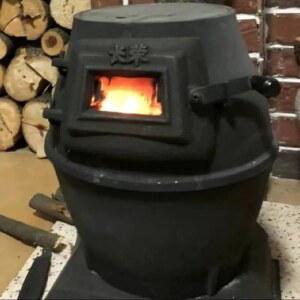 가정용 소형 주물난로 화로 난로 불가마 무연 소각 무쇠난로 캠핑 식 소금강 그릴