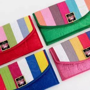 길상 부모님 전통 장지갑 새해복 외국인 색동 용돈봉투 누빔 명절