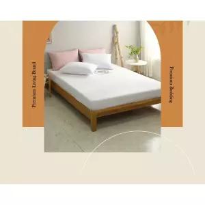 호텔식 순면 매트리스 커버 홑겹 침대 시트 S SS Q 사이즈 침구 세트 매트 커버 침대 보 싱글 슈퍼싱글 퀸 사이즈