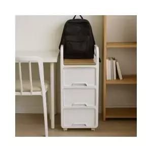 ( )루미나D 가방 공부방 사무실 무빙 트롤리 서랍 잠금 이동식 수납장 htb3
