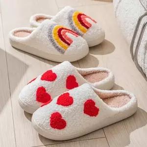 사무실 거실 털 실내화 실내 방한 겨울 슬리퍼 실내화