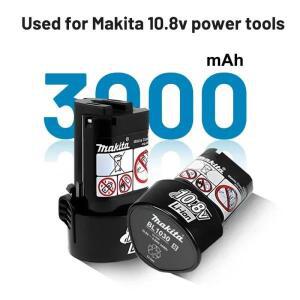 배터리 Makita 10.8v BL1013 BL1020 BL1030, DF030D 10.8v/12V 충전기, 교체 도구 MakitabatteryBL1030