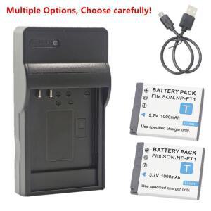 소니호환 사이버샷 DSC-L1 M1 M2 T1 T3 T5 T9 T33용 NP-FT1 배터리 또는 충전기