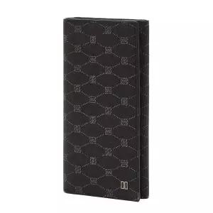 [국내백화점]  닥스 DBWA6E754BK 블랙 DD로고 가죽 장지갑 남성 가죽 슬림 지갑