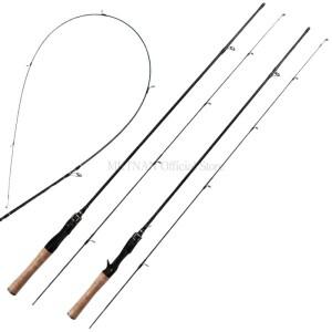 지깅 배스 송어용 낚싯대 스피닝 캐스팅 로드, 솔리드 UL 팁 루어, 슬로우 액션 초경량, 1.8m, 0.5g-8g