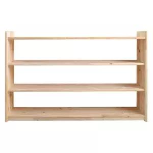 웰우드 딩고A 삼나무 속 깊은 낮은 3단 책장 교구장