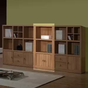 [미소비즈] 아델MD 에일린 600 도어형 3단 책장