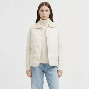 [NS홈쇼핑][샵앤] 여성 니트 카라넥 퀼팅 경량 패딩 조끼 JVL-WVS-21037[35691599]