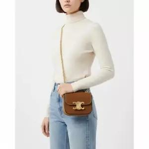 CELINE 25FW MINI CHAIN CLAUDE IN NUBUCK CALFSKIN 10L843GS1 02CM) 누벅 카프스킨 클로드 체인 숄더 백)