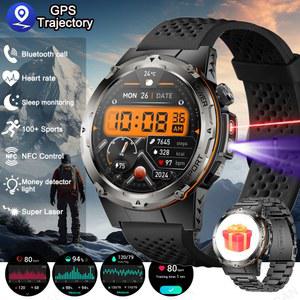 화웨이 혈압 모니터 건강 시계 야외 스포츠 5ATM 방수 블루투스 통화 적외선을위한 스마트 남자 2025