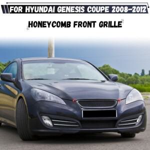 현대 제네시스 쿠페 2008 2012호환용 자동차 앞 범퍼 중앙 그릴 허니콤 메쉬 레이싱