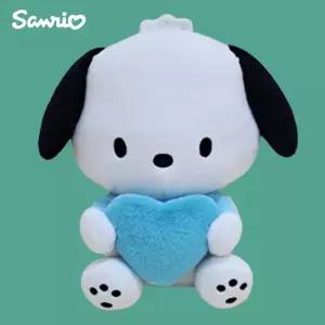 산리오 포차코 퍼하트 중형 봉제 인형 25CM