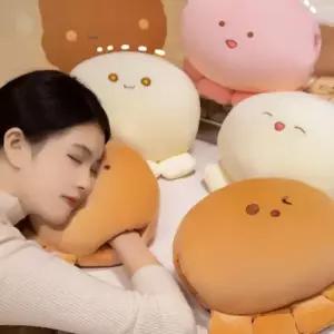 귀여운 문어 수면 쿠션 핸드 손 보온 낮잠 인형 워머 WFLPHKU