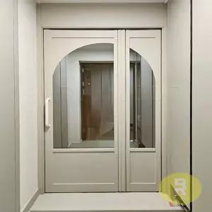 75번 폴딩스윙중문 아치형+고시형 영림PSM197 브론즈 강화유리