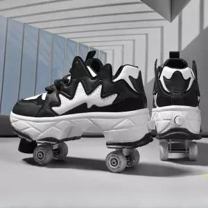 슈즈 야외 롤러스케이트 충전식 바퀴 성인용 인라인
